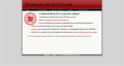 Desktop Screenshot of financialaidletter.com